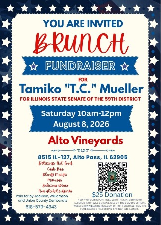 Fundraiser Saturday, August 8, 2026 10am-12pm Alto Vineyard